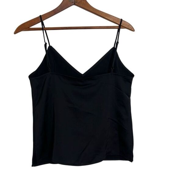 A New Day NWT Adjustable Spaghetti Strap V Neck Blouse Top Black Size XS - Picture 9 of 9